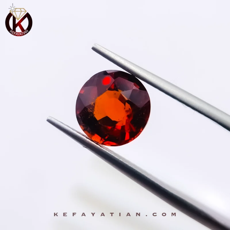 گارنت آلماندین گرد تراش Facet کد 39