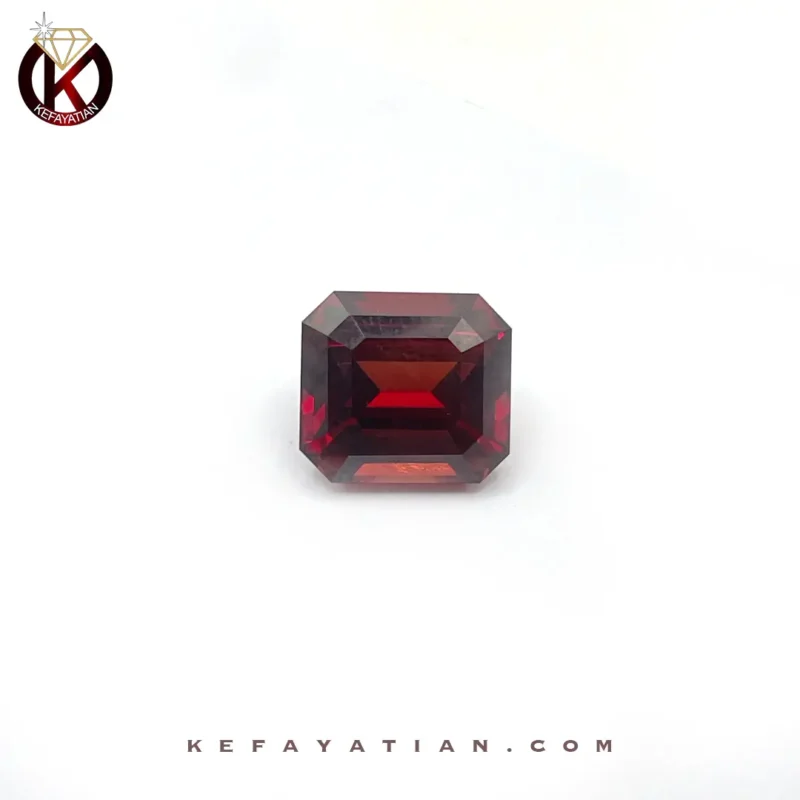 گارنت تراش Emerald cut کد G