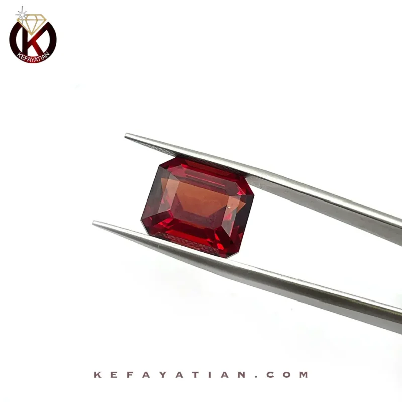 گارنت تراش Emerald cut کد G