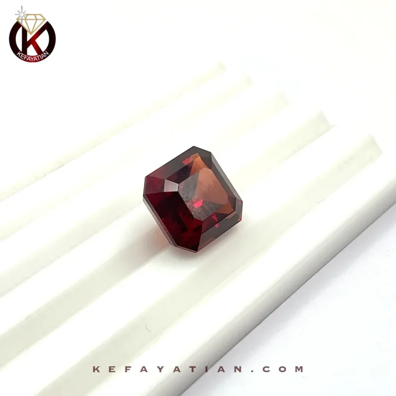 گارنت تراش Emerald cut کد G