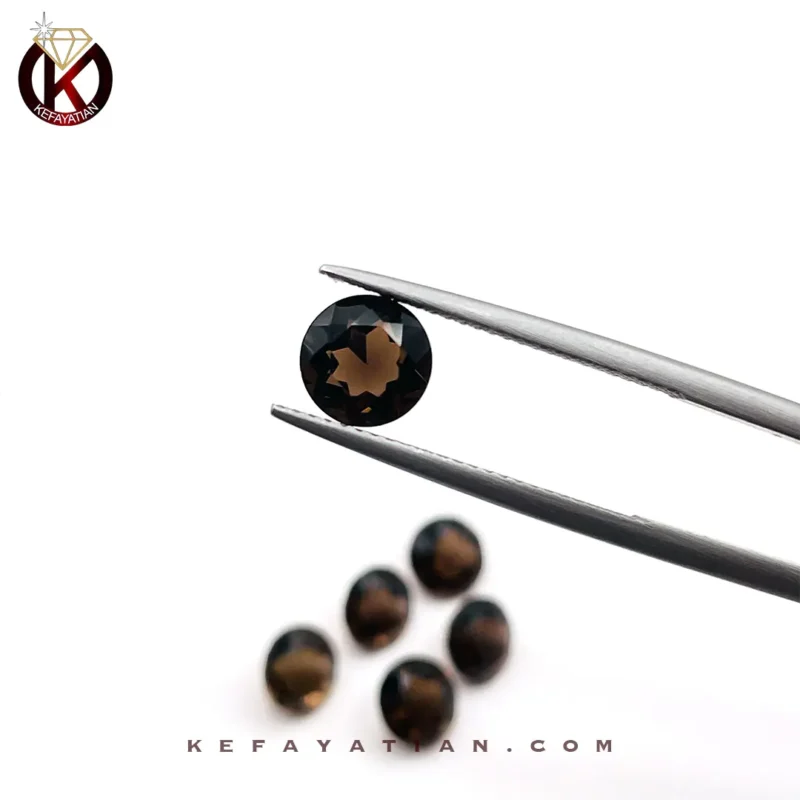 کوارتز تراش دایره faceted کد 31