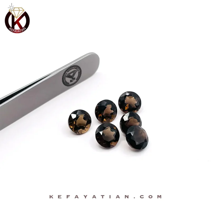 کوارتز تراش دایره faceted کد 31