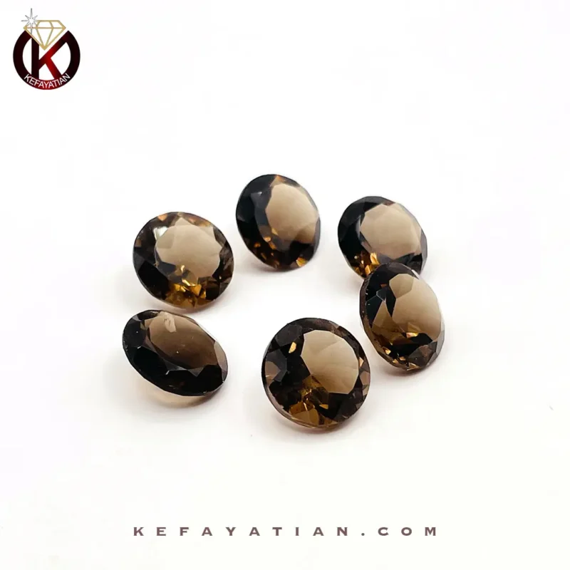 کوارتز تراش دایره faceted کد 25