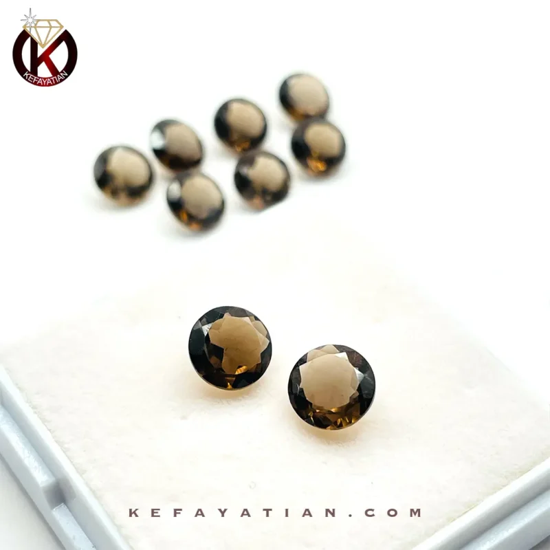 کوارتز تراش دایره faceted کد 26