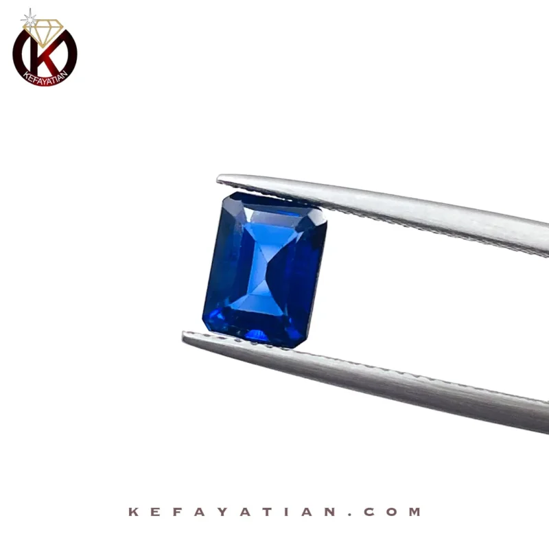 یاقوت کبود synthetic.Diffision کد 18