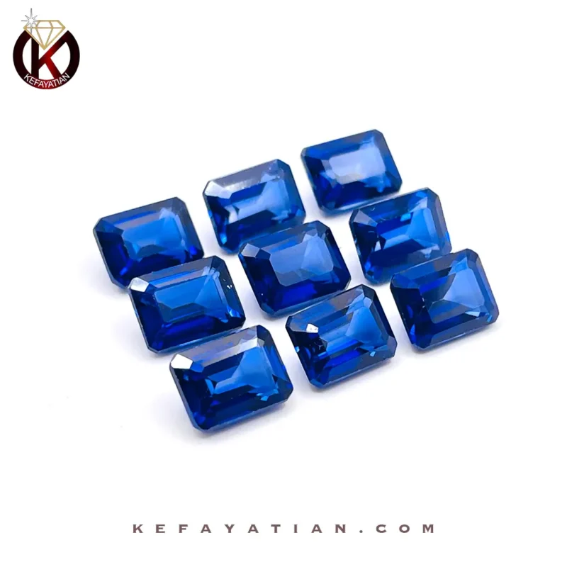 یاقوت کبود synthetic.Diffision کد 18