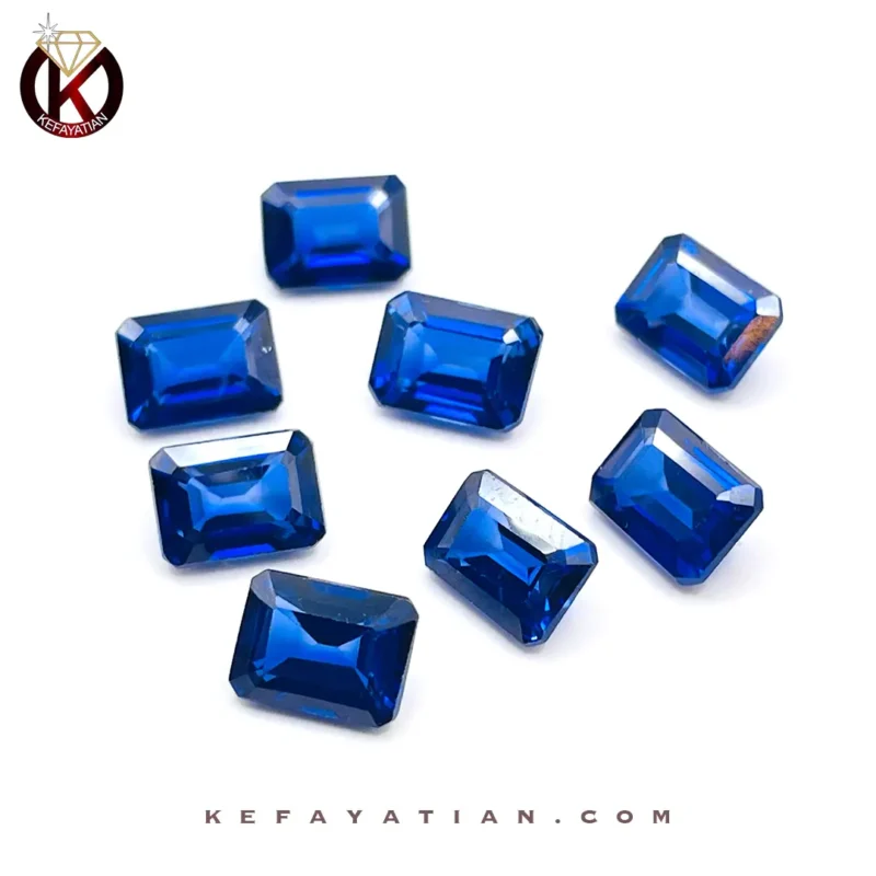 یاقوت کبود synthetic.Diffision کد 18