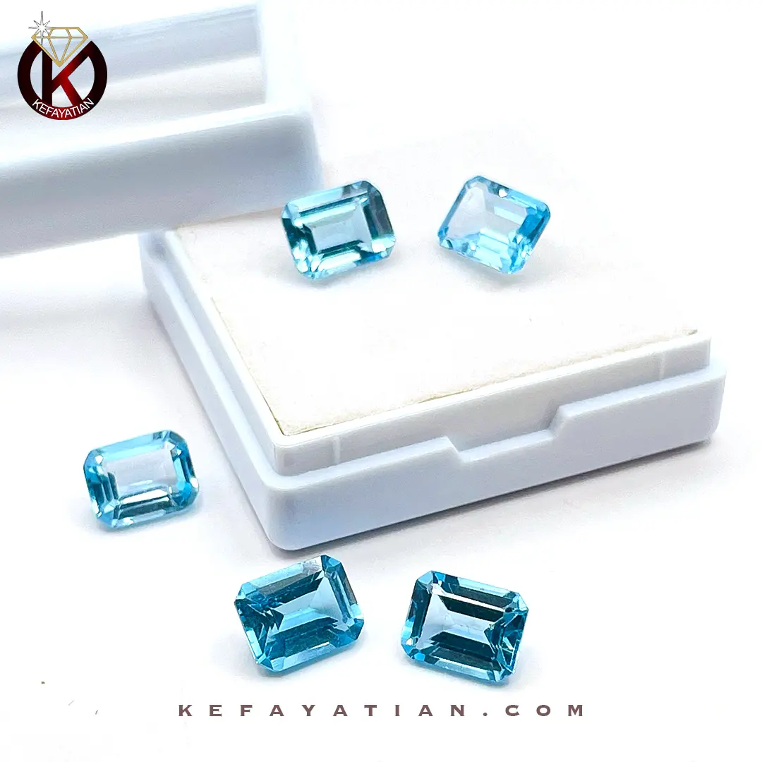 توپاز تراش Rectangular کد4