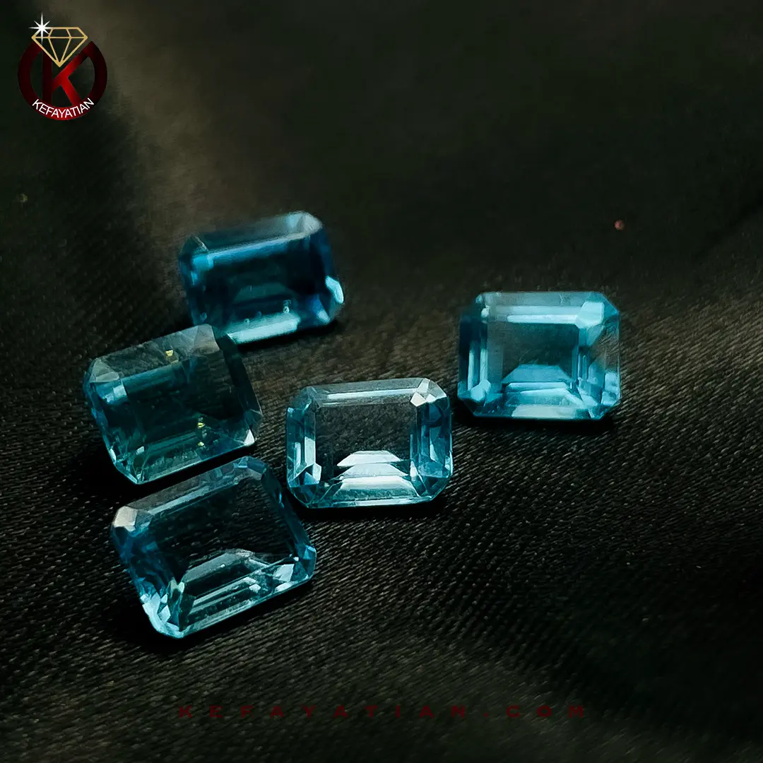 توپاز تراش Rectangular کد4