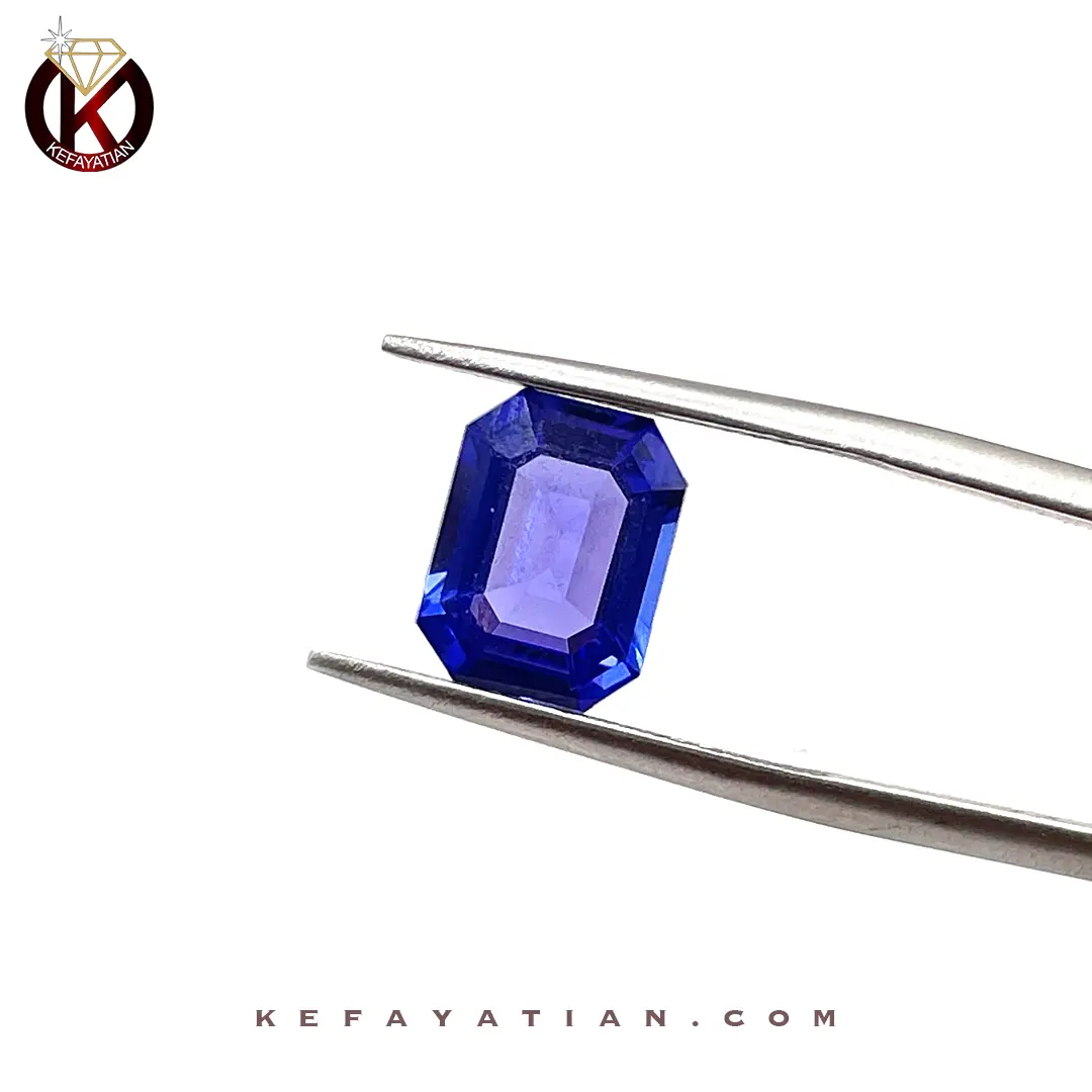 تانزانیات تراشRectangular وزن2.900 قیراط