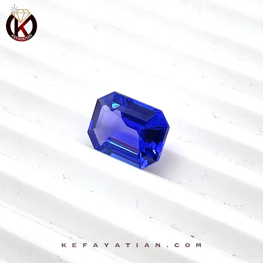 تانزانیات تراشRectangular وزن2.900 قیراط