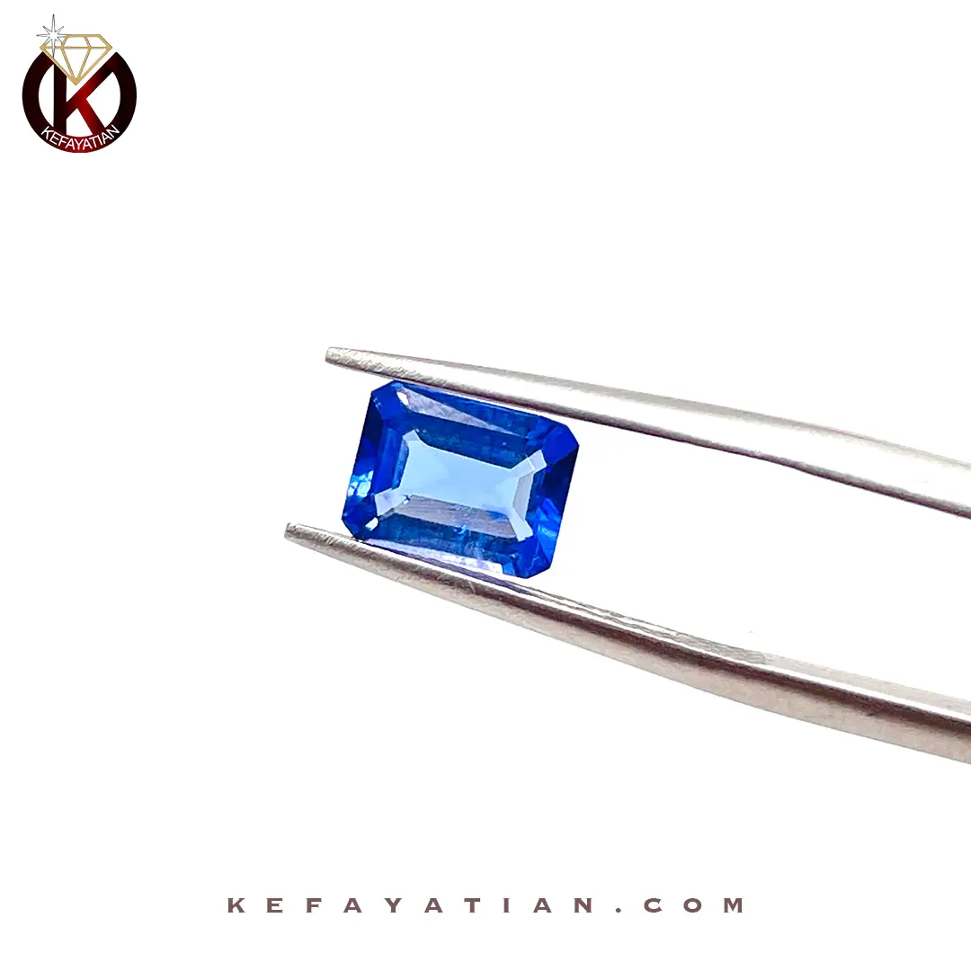 تانزانیات تراشRectangular وزن1.415 قیراط