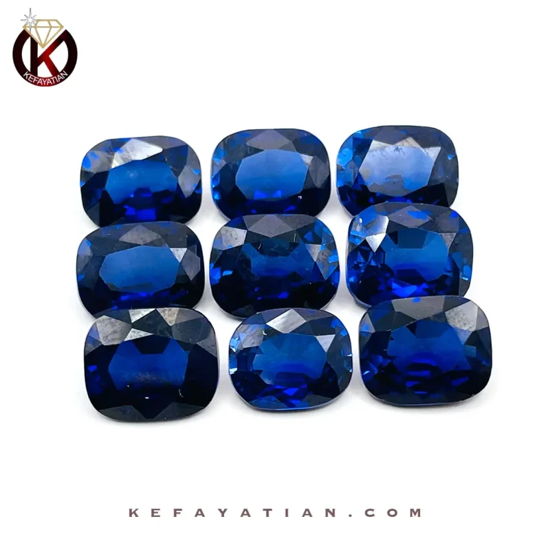 یاقوت کبود synthetic.Diffision کد 9