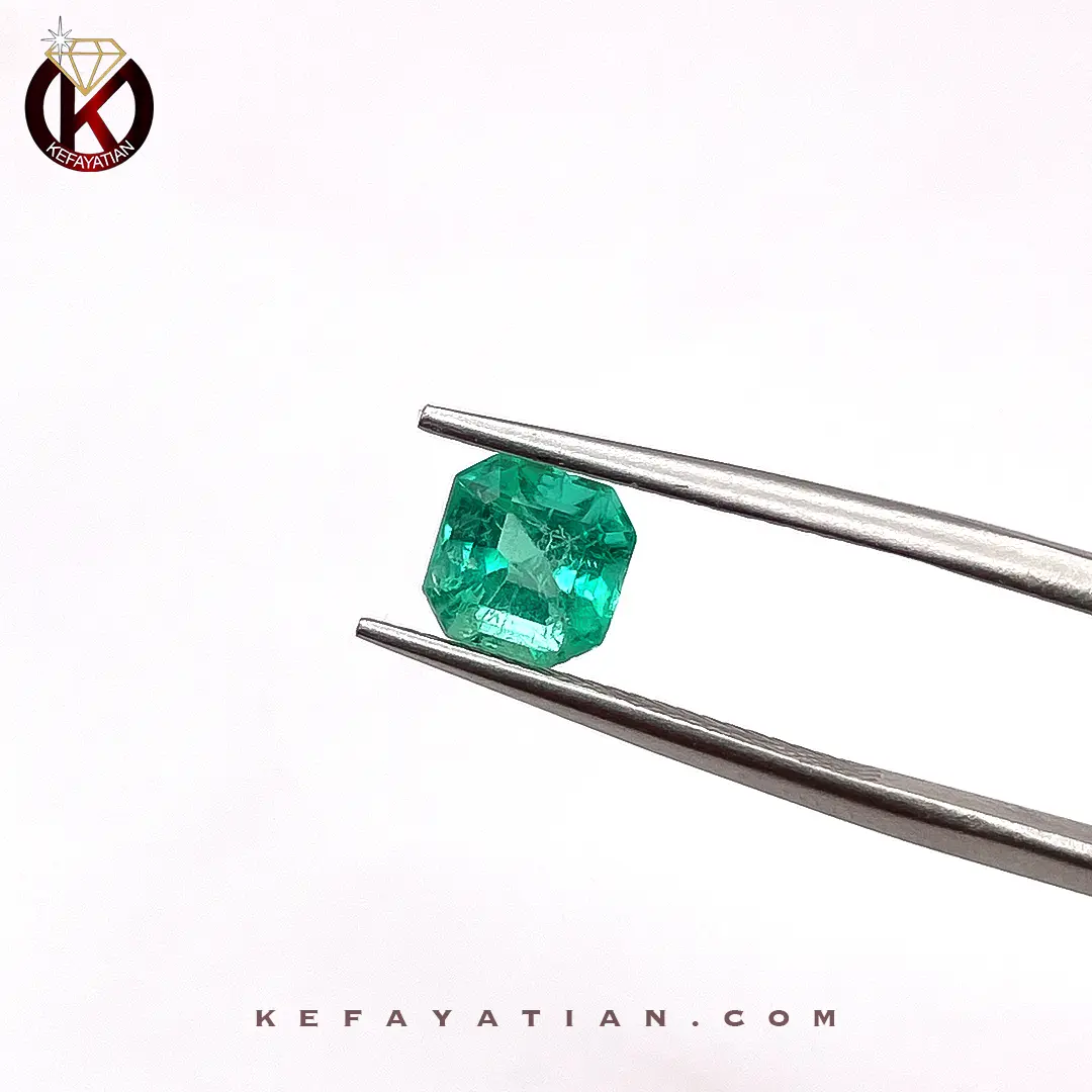 زمرد کلمبیا تراش Emerald Cut کد E1