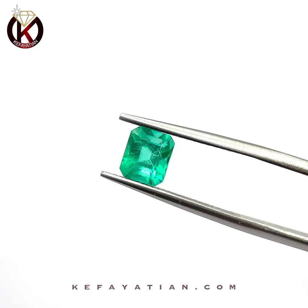 زمرد کلمبیا تراش Emerald Cut کد E3