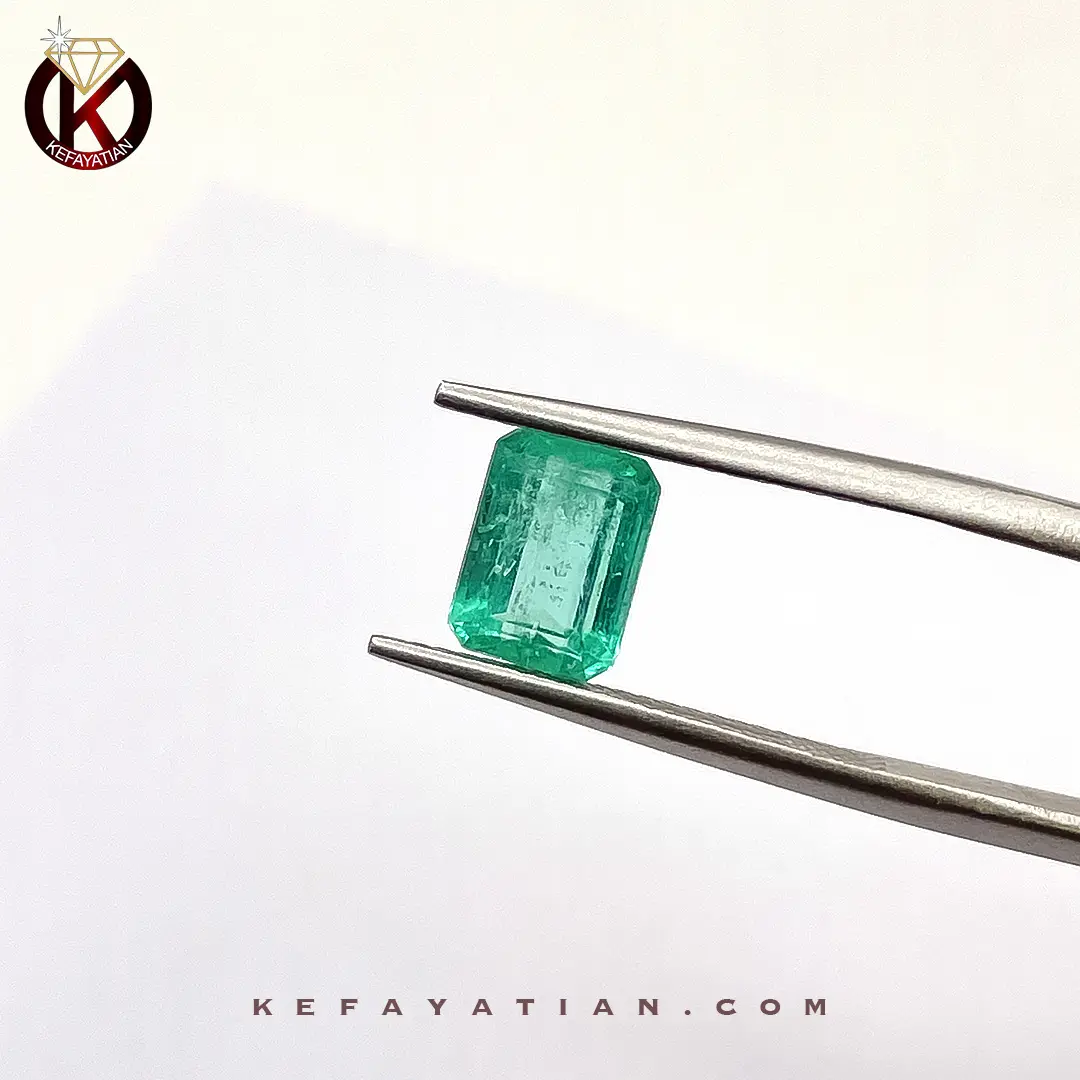 زمرد کلمبیا تراش Emerald Cut کد E6