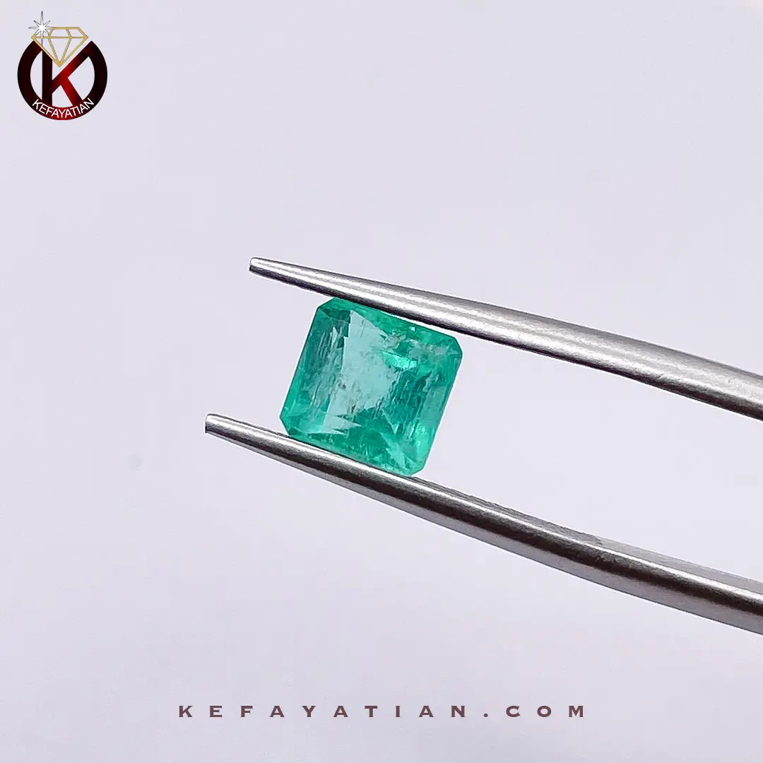 زمرد کلمبیا تراش Emerald Cut کد E7