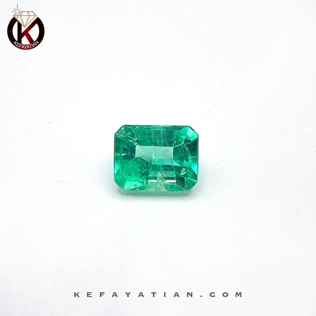 زمرد کلمبیا تراش Emerald Cut کد E8