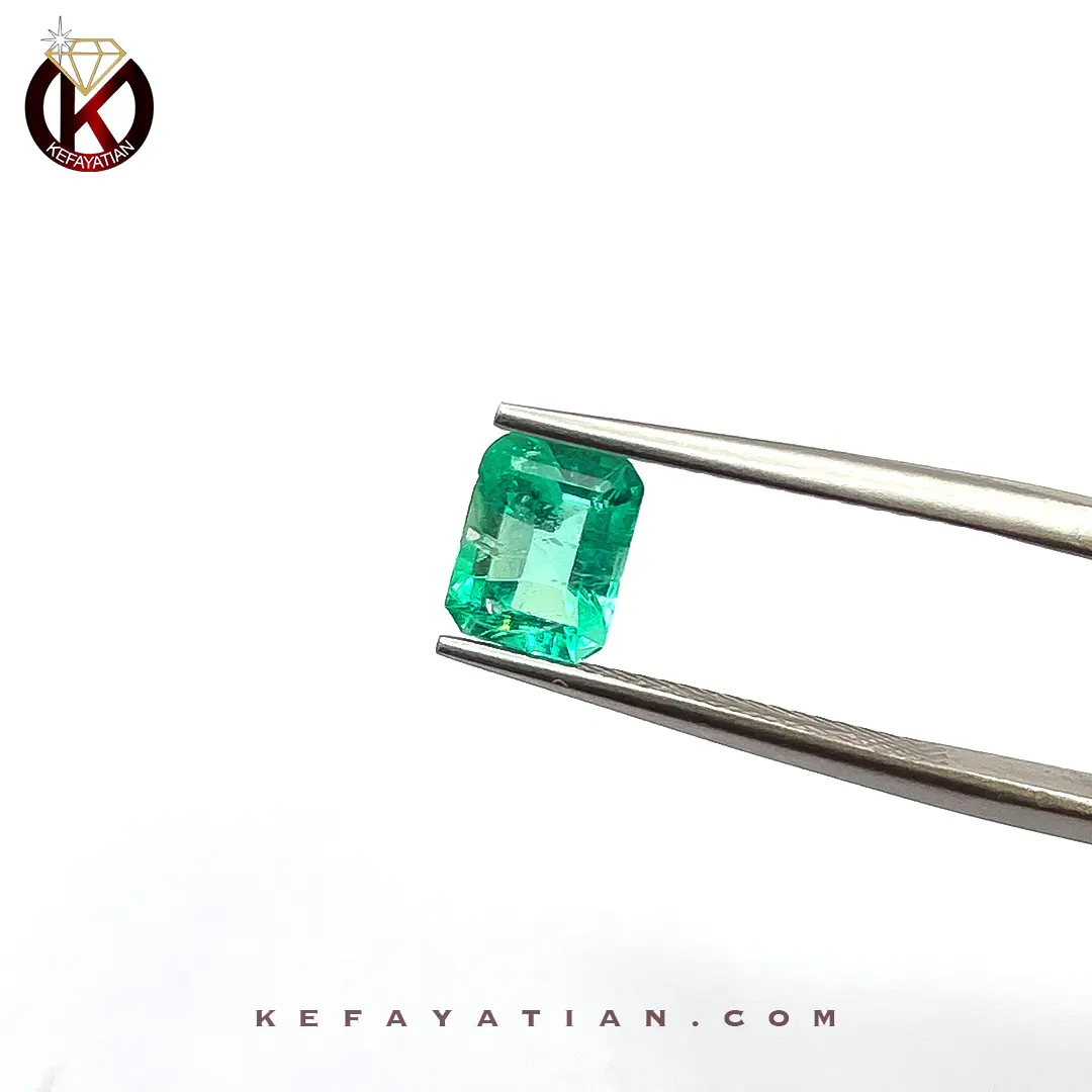 زمرد کلمبیا تراش Emerald Cut کد E8