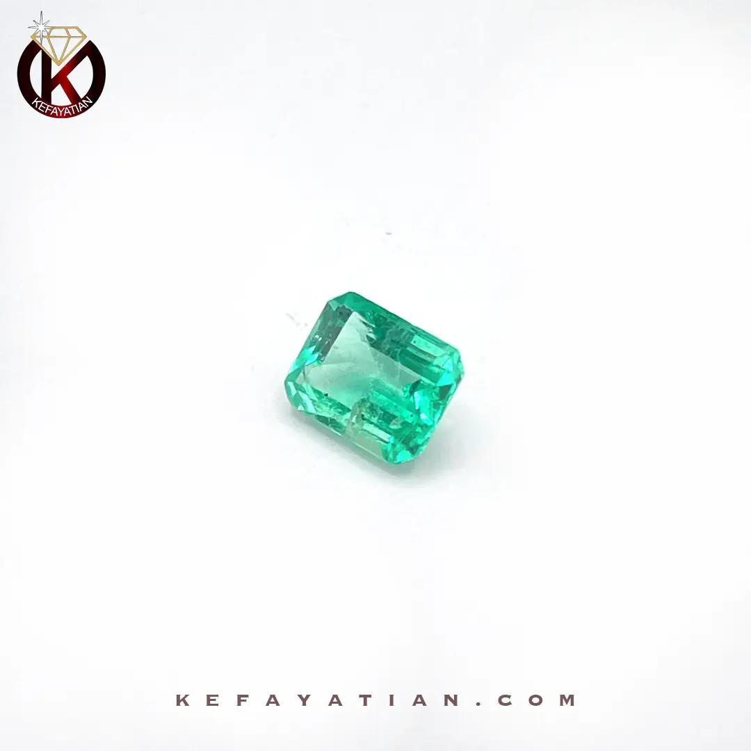 زمرد کلمبیا تراش Emerald Cut کد E8