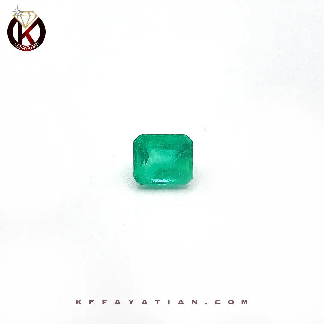 زمرد کلمبیا تراش Emerald Cut کد E10