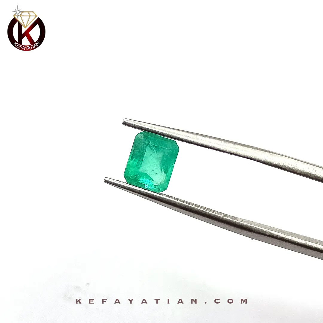 زمرد کلمبیا تراش Emerald Cut کد E10