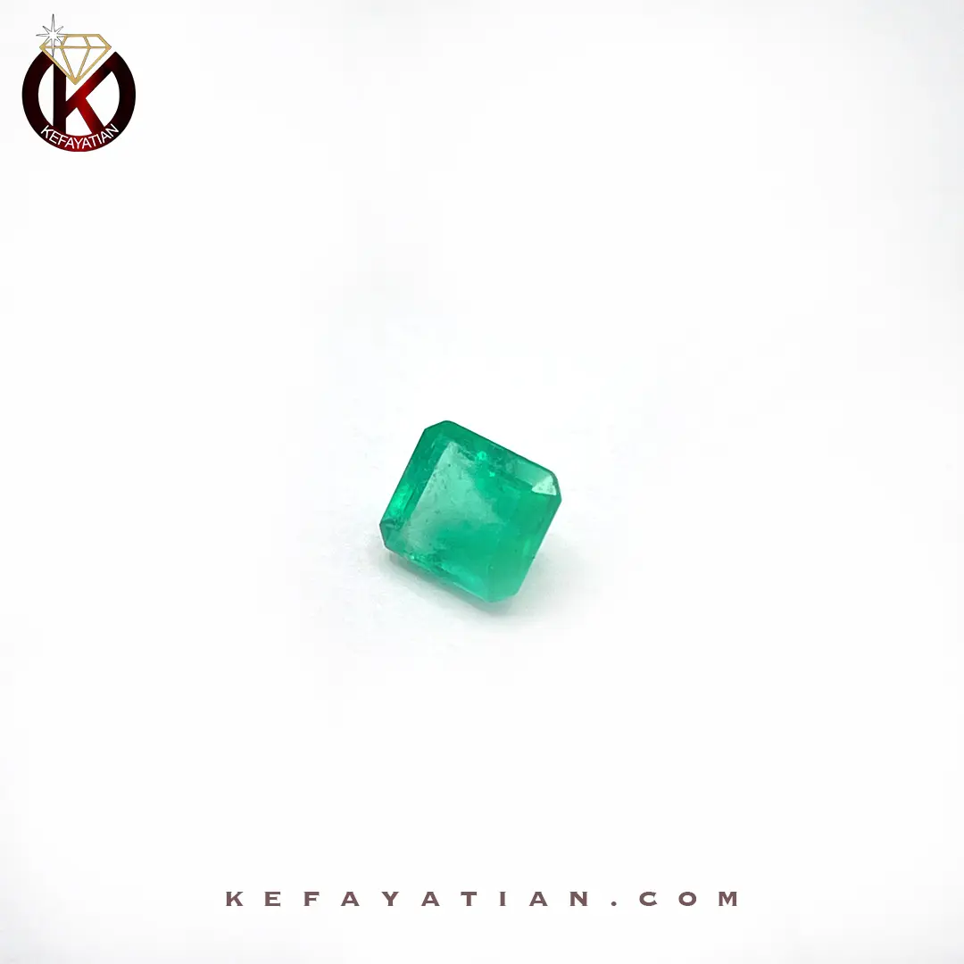زمرد کلمبیا تراش Emerald Cut کد E10