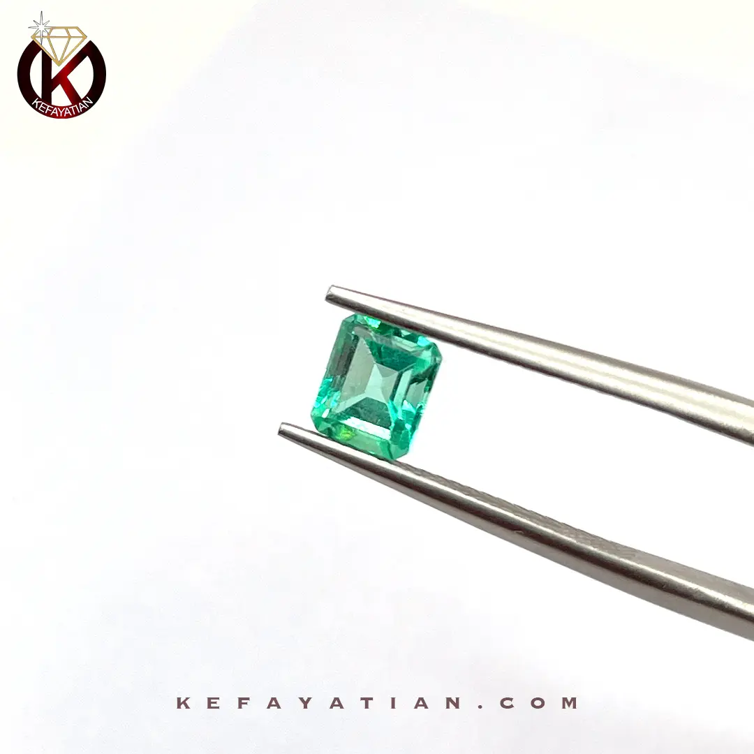 زمرد کلمبیا تراش Emerald Cut کد E11