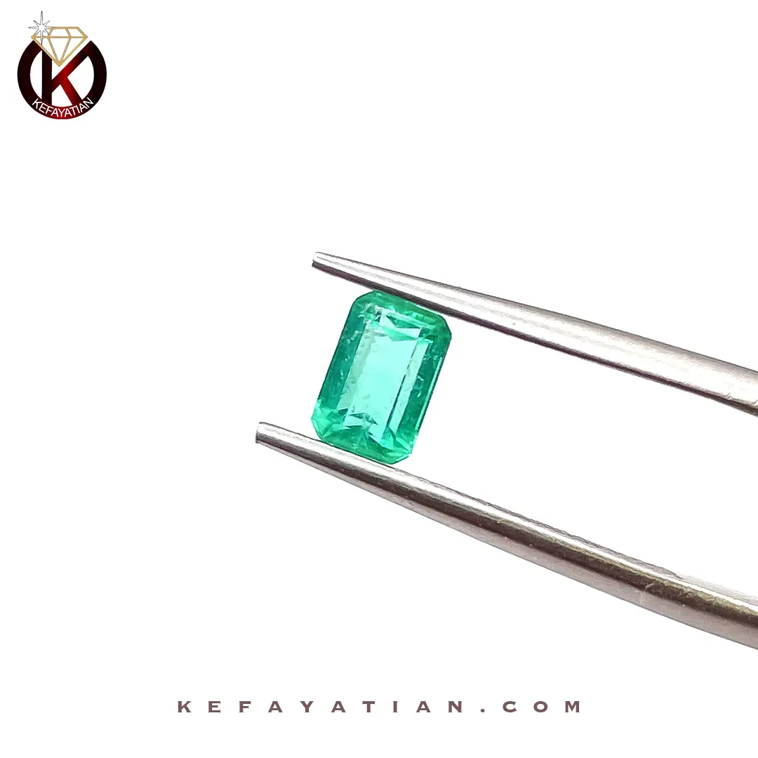 زمرد کلمبیا تراش Emerald Cut کد E15