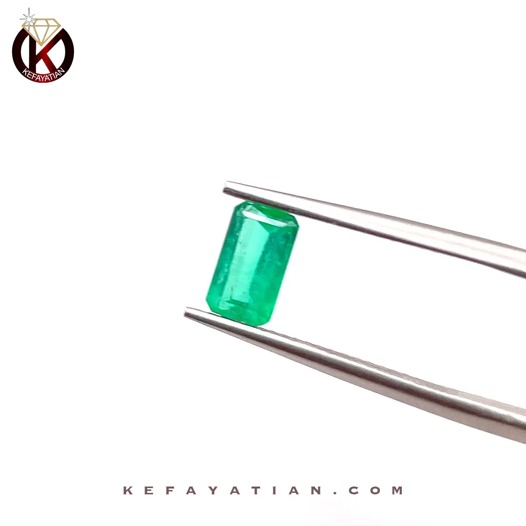 زمرد کلمبیا تراش Emerald Cut کد E19
