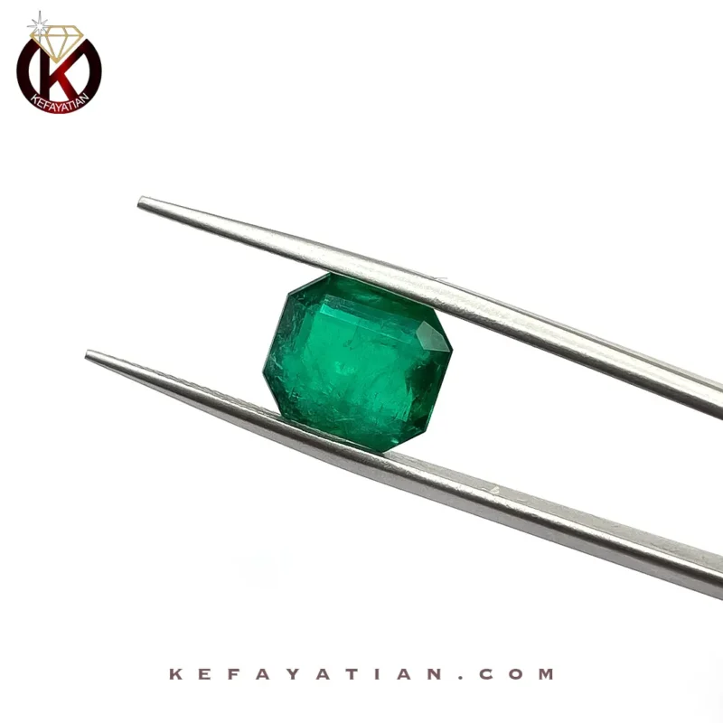 زمرد زامبیا تراش Emerald cut کد EE6