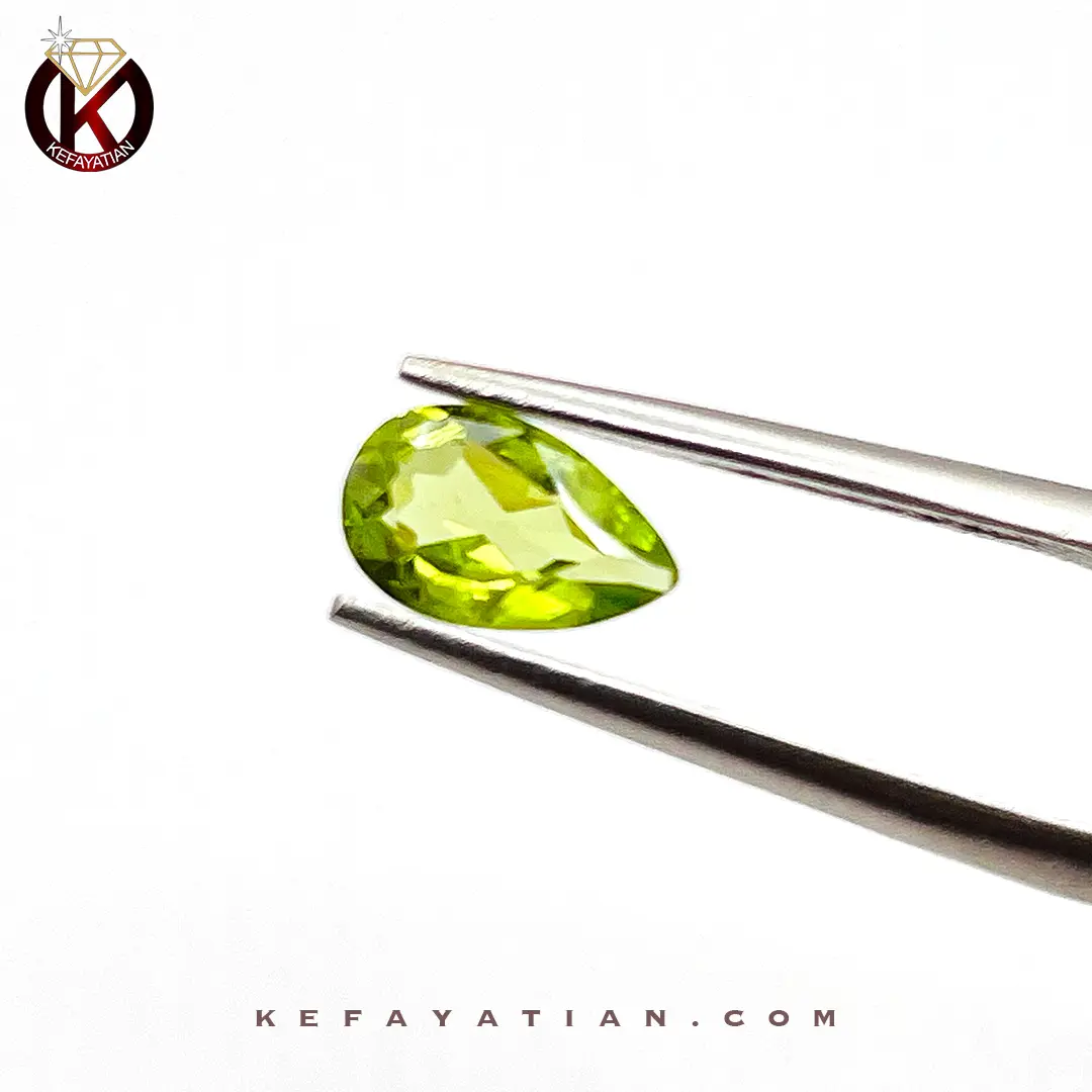 زبرجد تراش مستطیل faceted کد 58