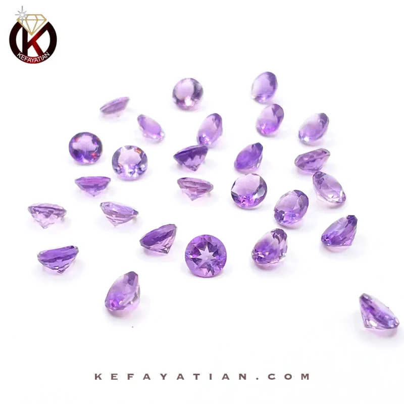 آمتیست round fancy کد 27