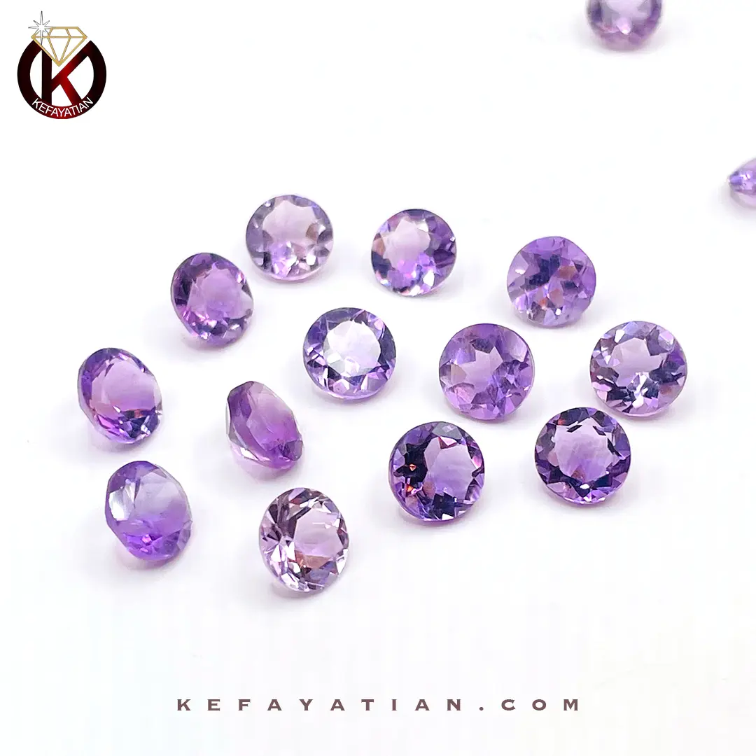 آمتیست round fancy کد 27